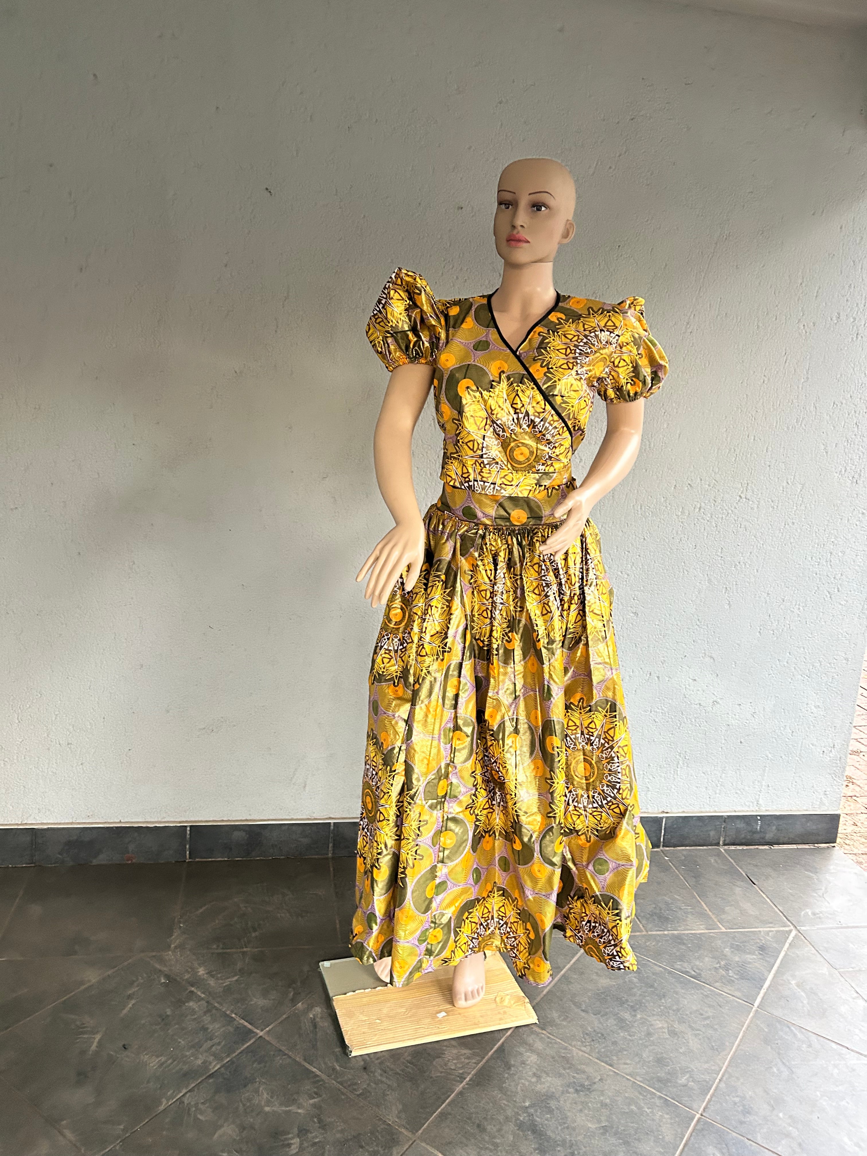 Womens Gold 2 Piece