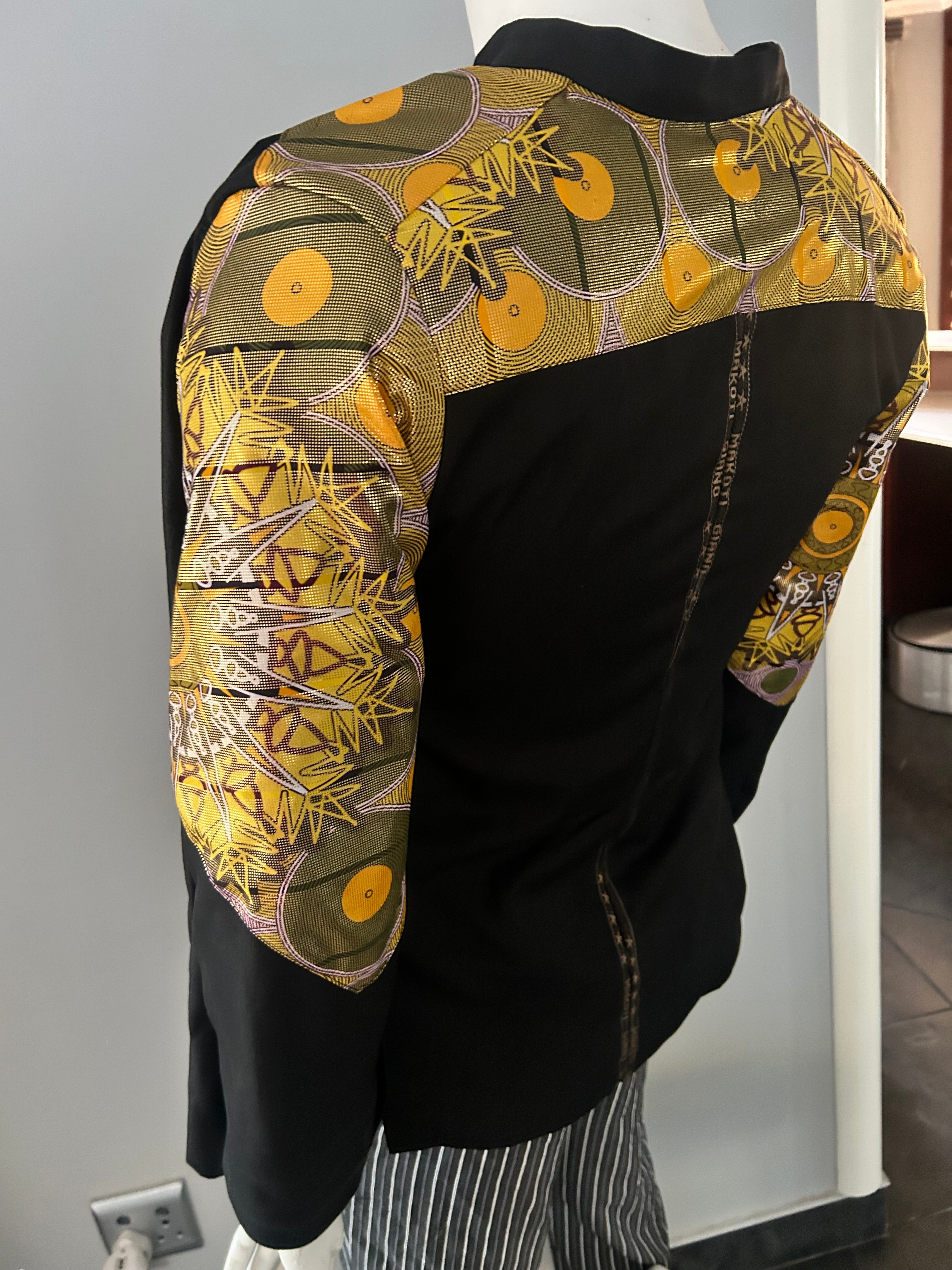 Men's Black & Gold Jacket