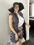 Women’s Kimono Short Blue Suit