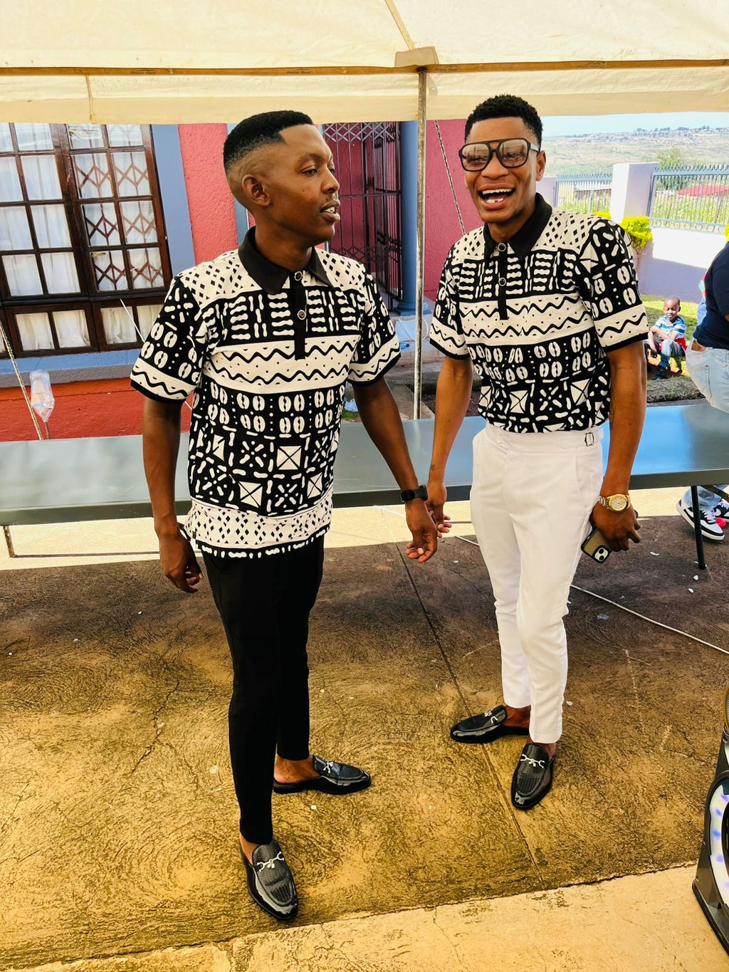 Men's White & Black T-Shirts