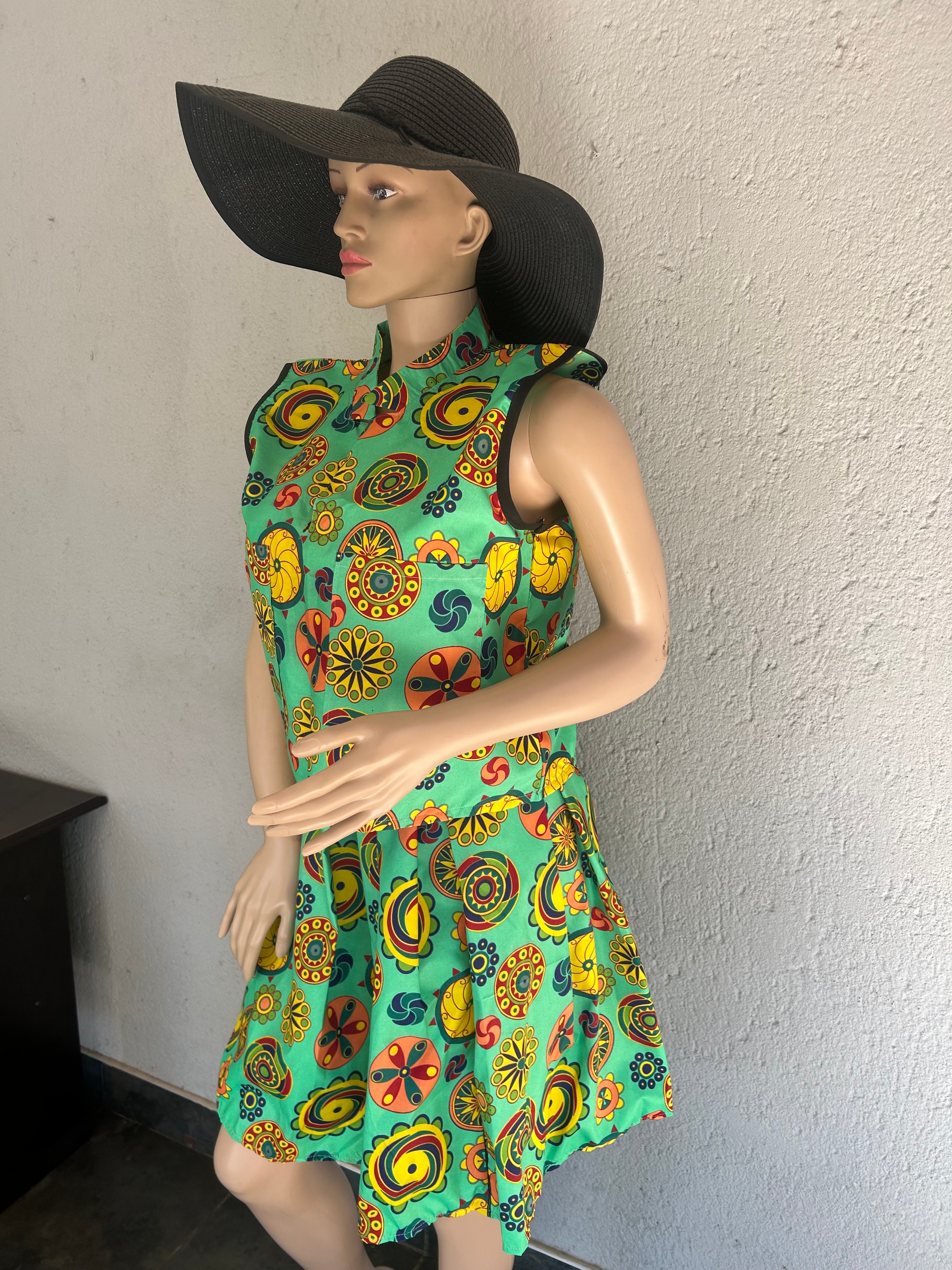 Womens Green 2 Piece