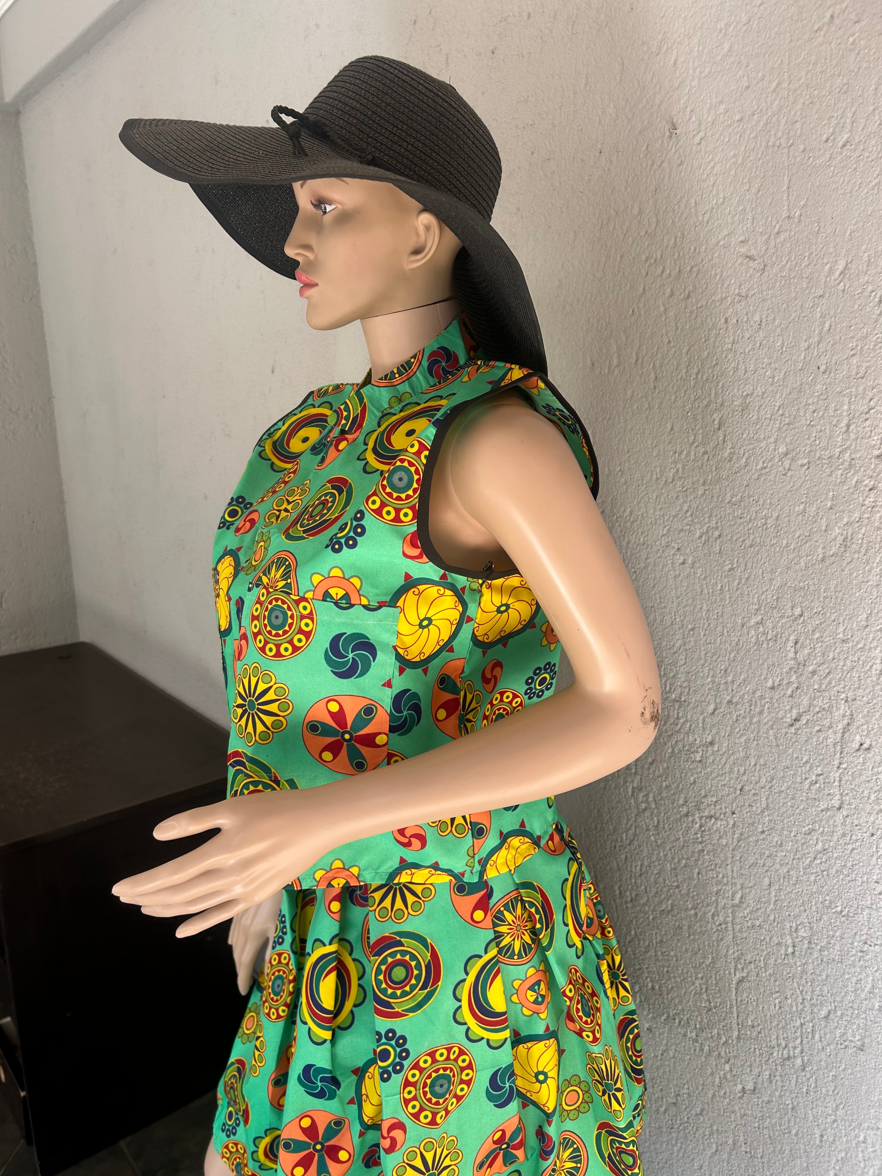 Womens Green 2 Piece