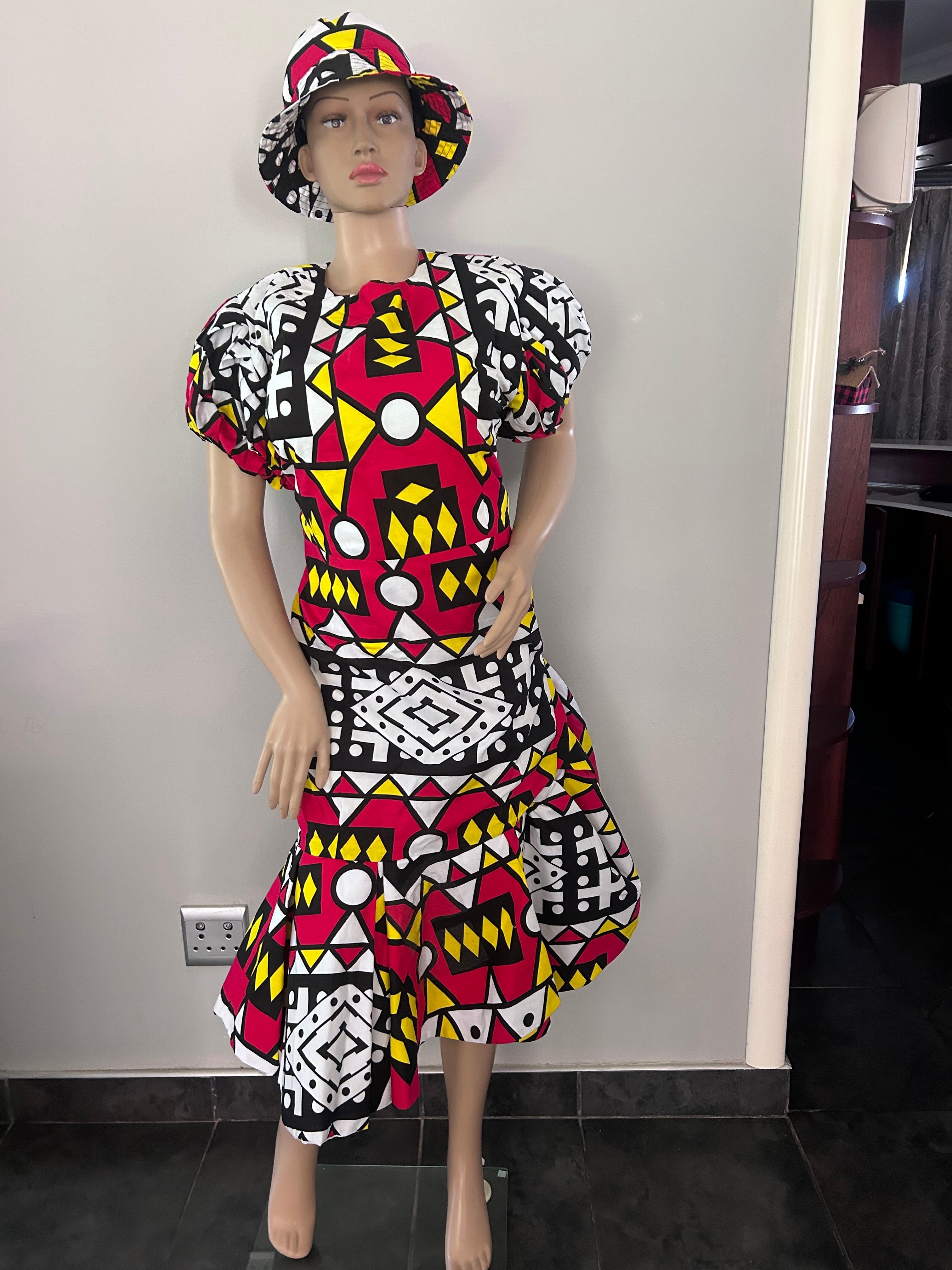 Women’s Red & White Dress