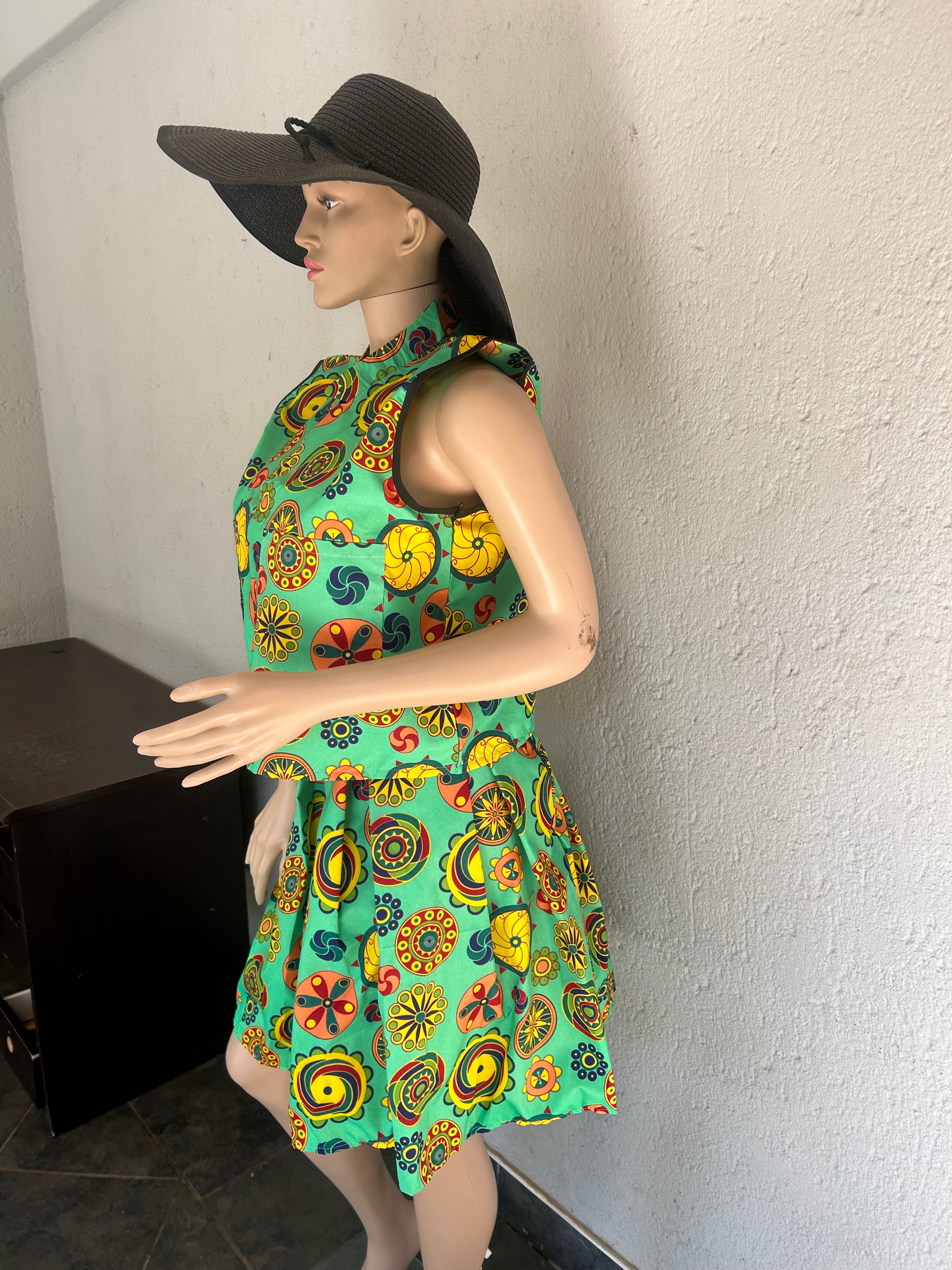 Womens Green 2 Piece