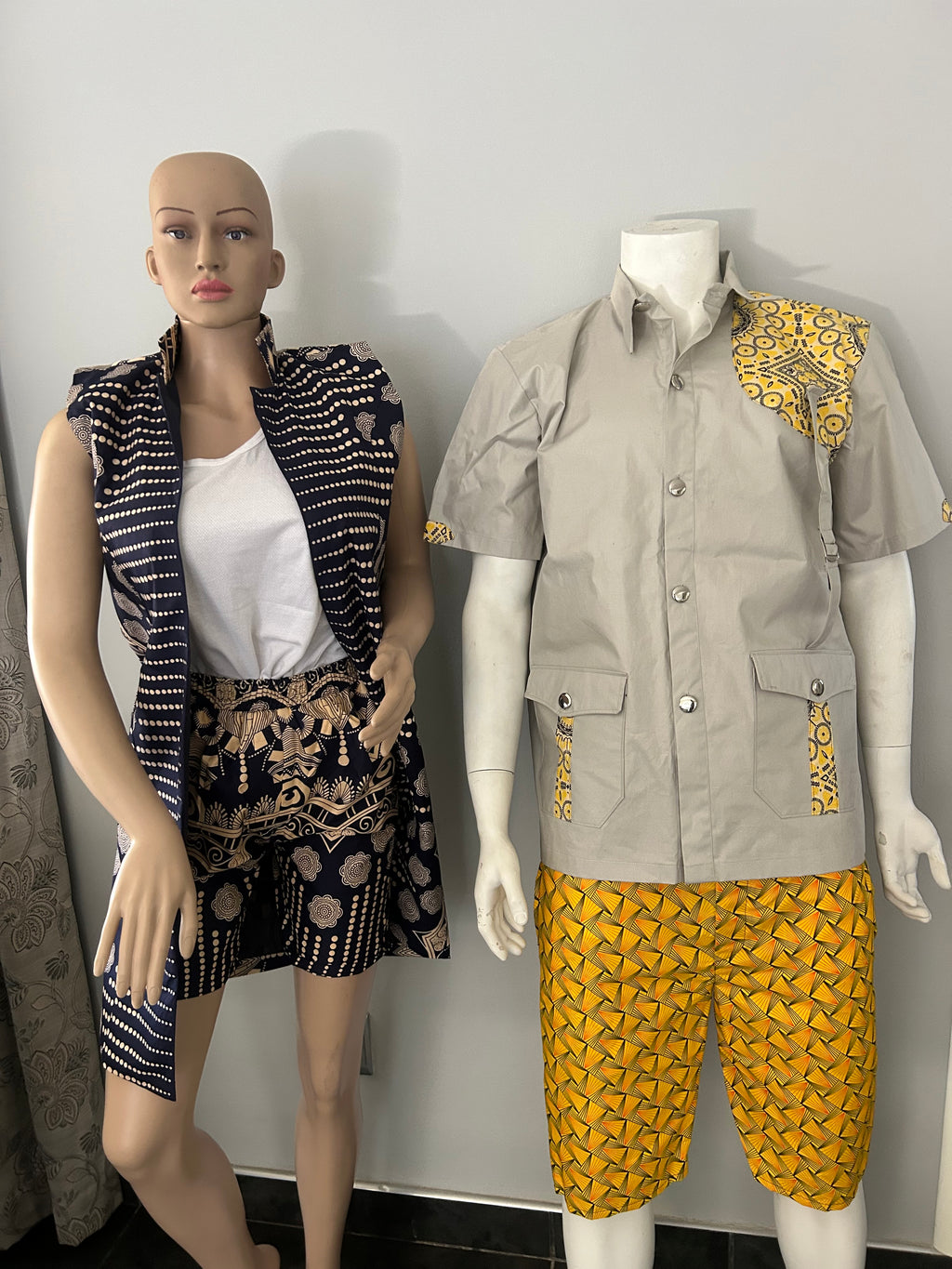 Women’s Kimono Short Blue Suit