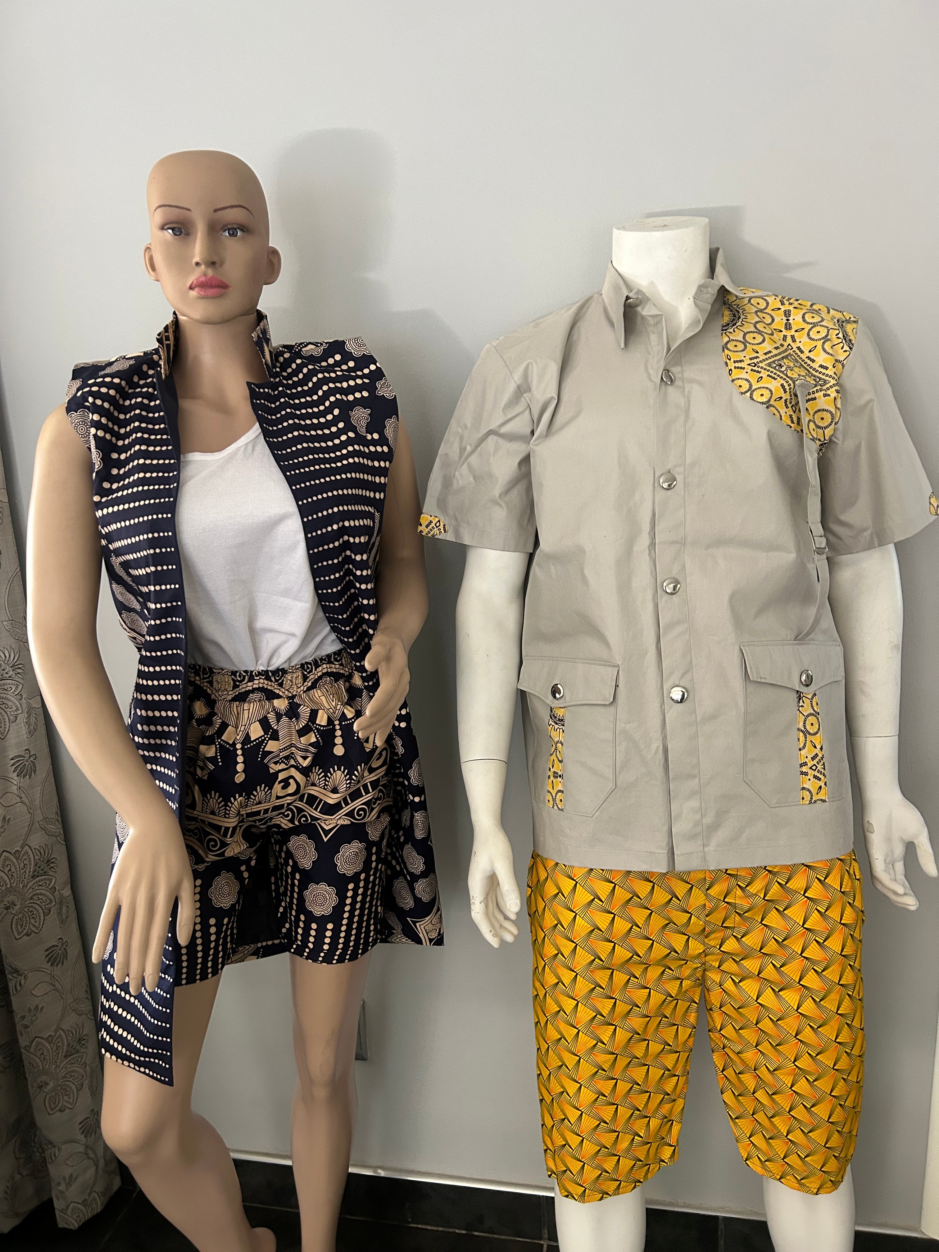 Women’s Kimono Short Blue Suit