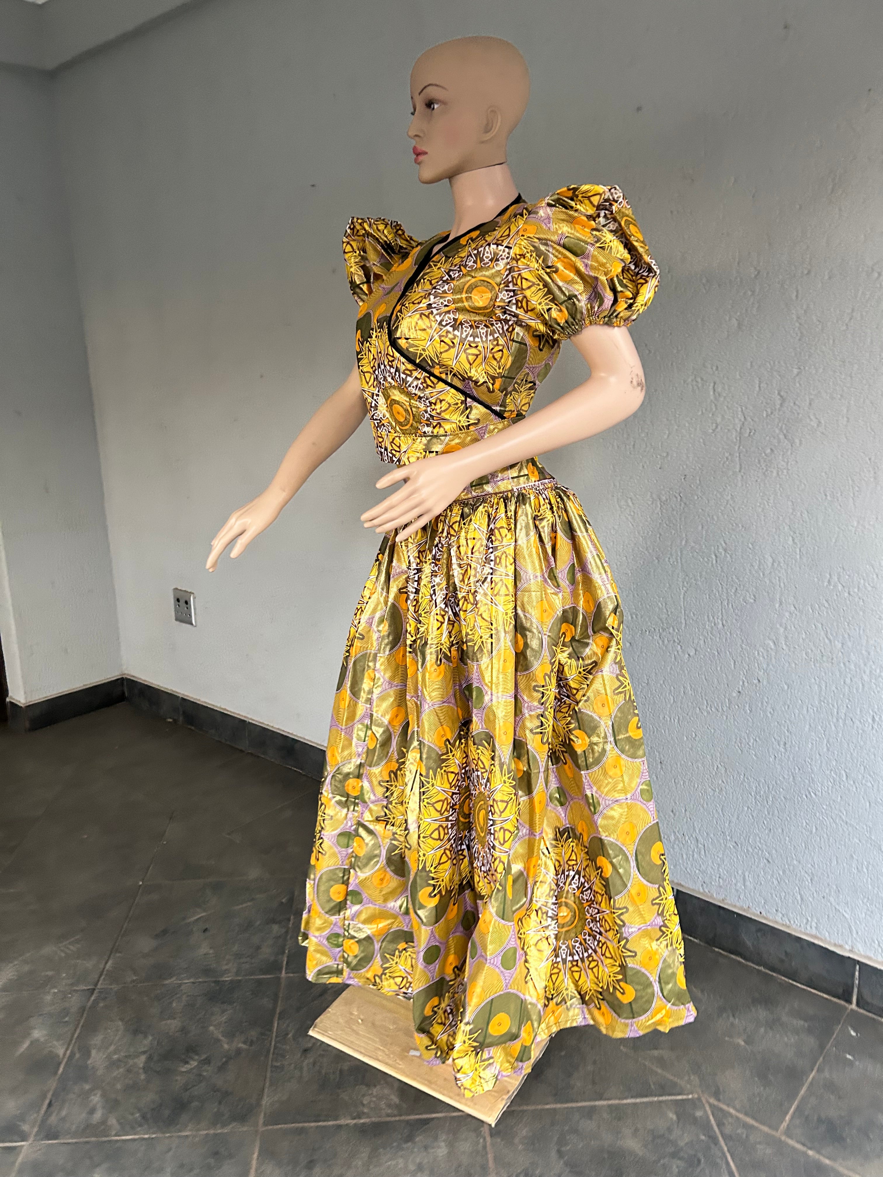Womens Gold 2 Piece
