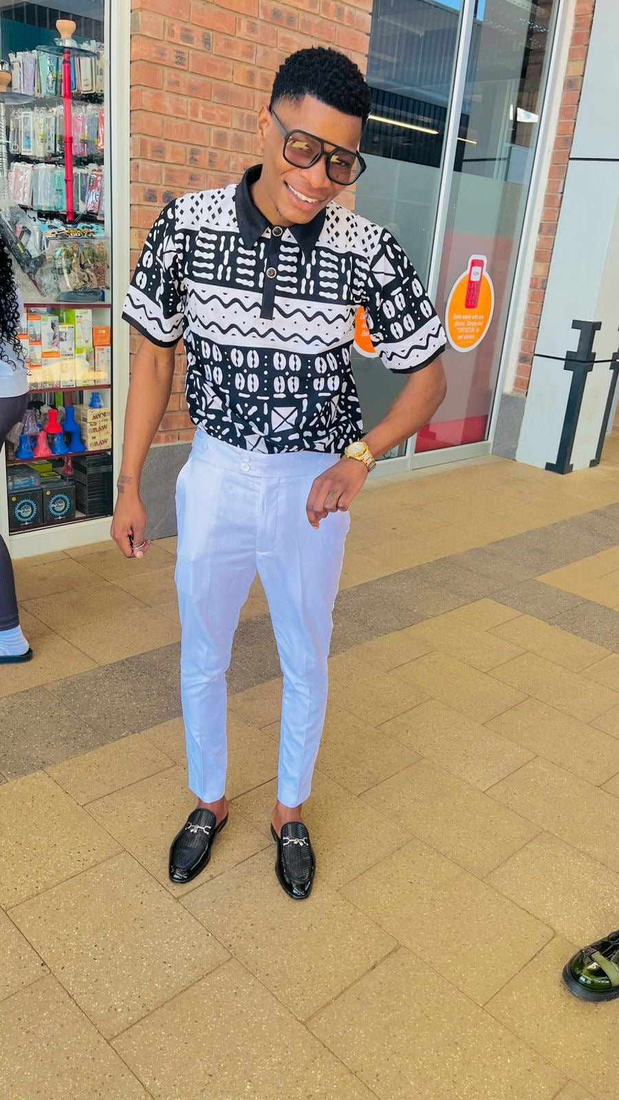 Men's White & Black T-Shirts
