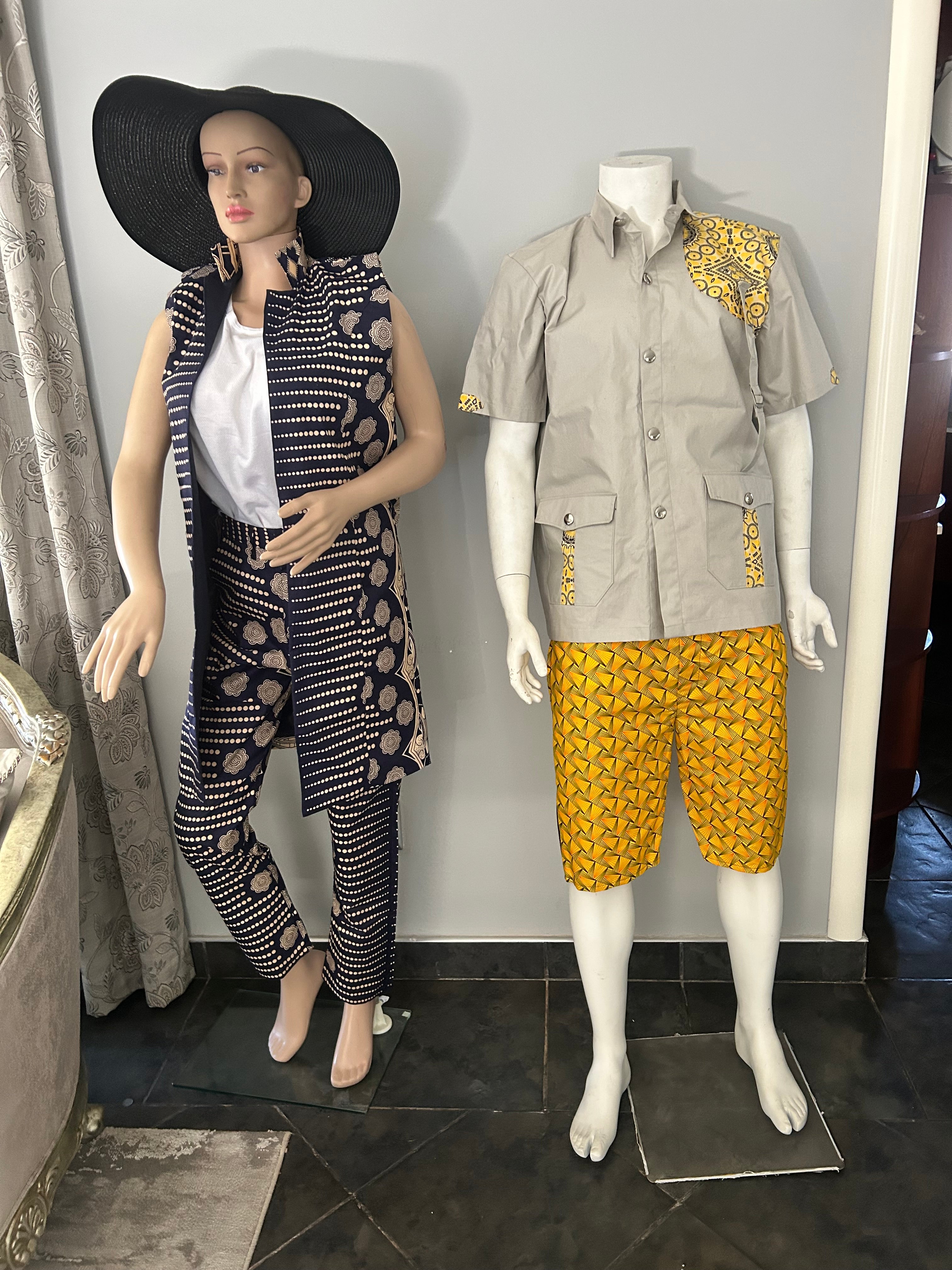 Womens Kimono Blue Suit