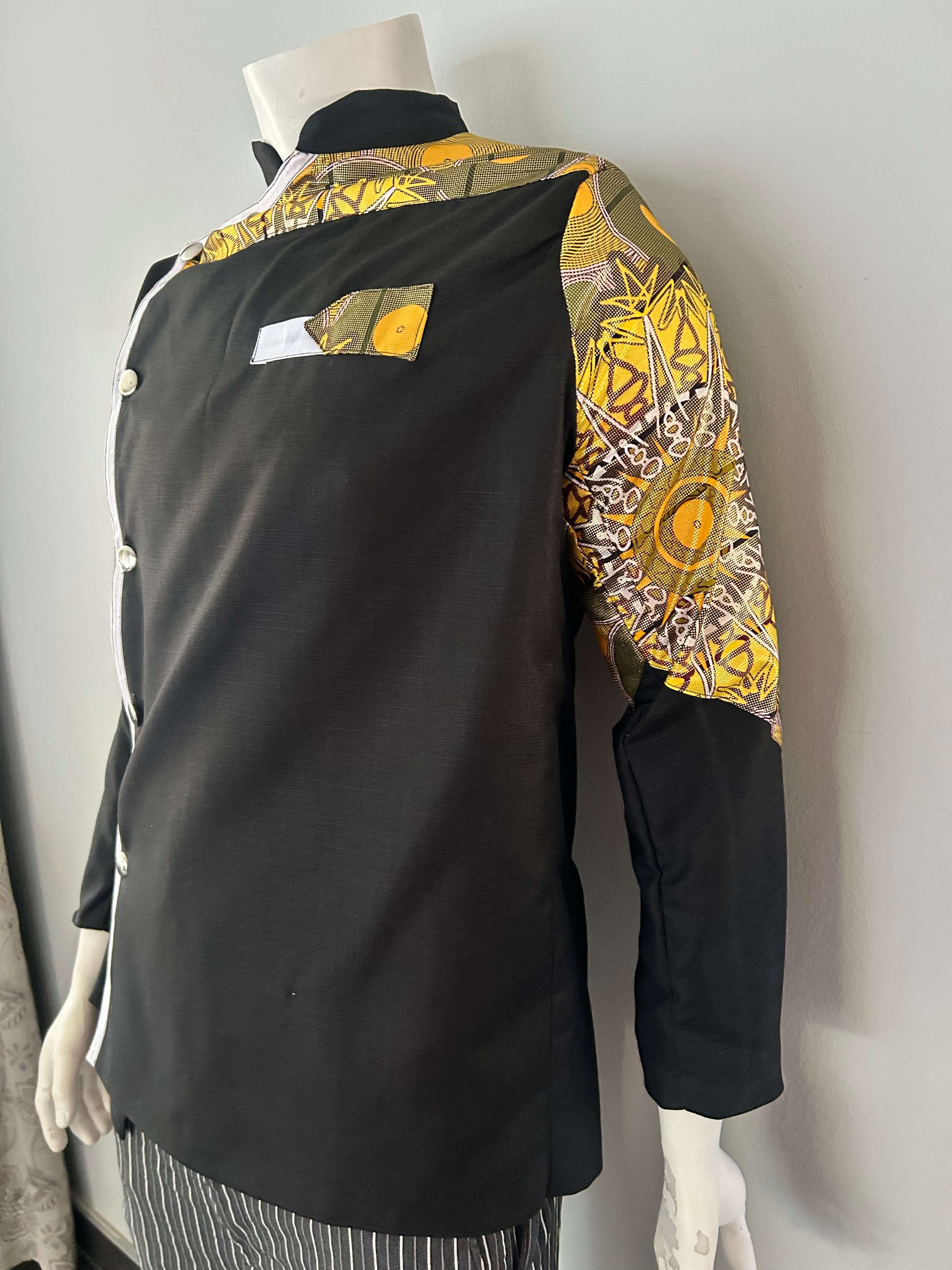 Men's Black & Gold Jacket