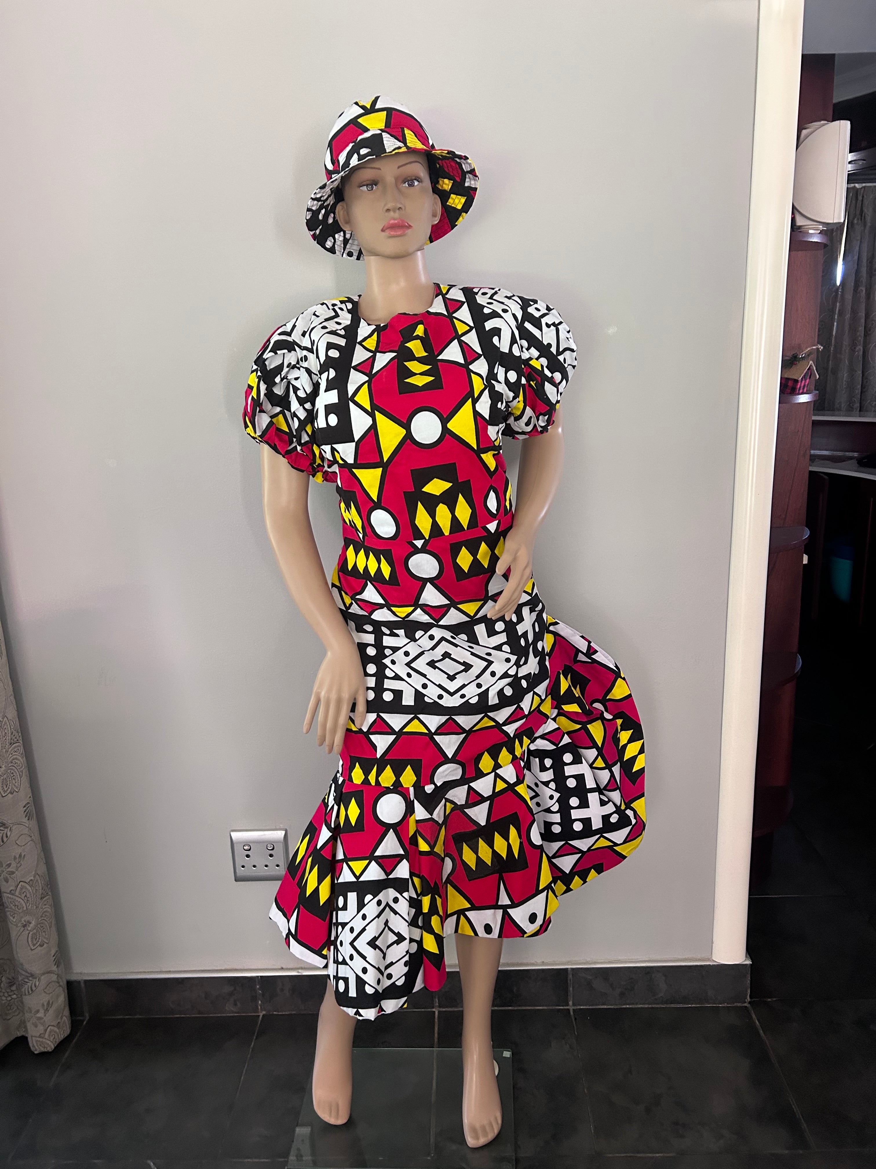 Women’s Red & White Dress