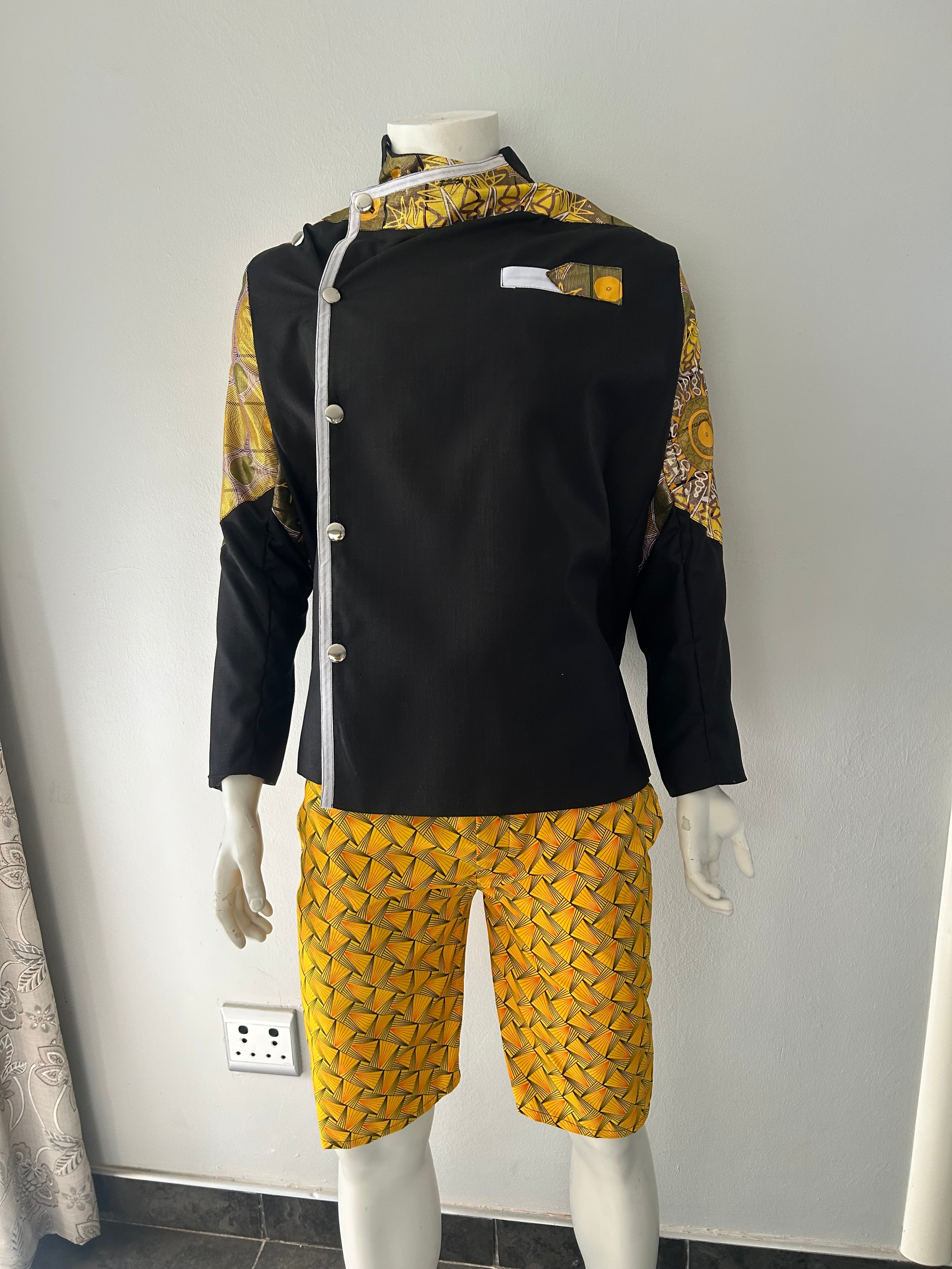 Men's Black & Gold Jacket