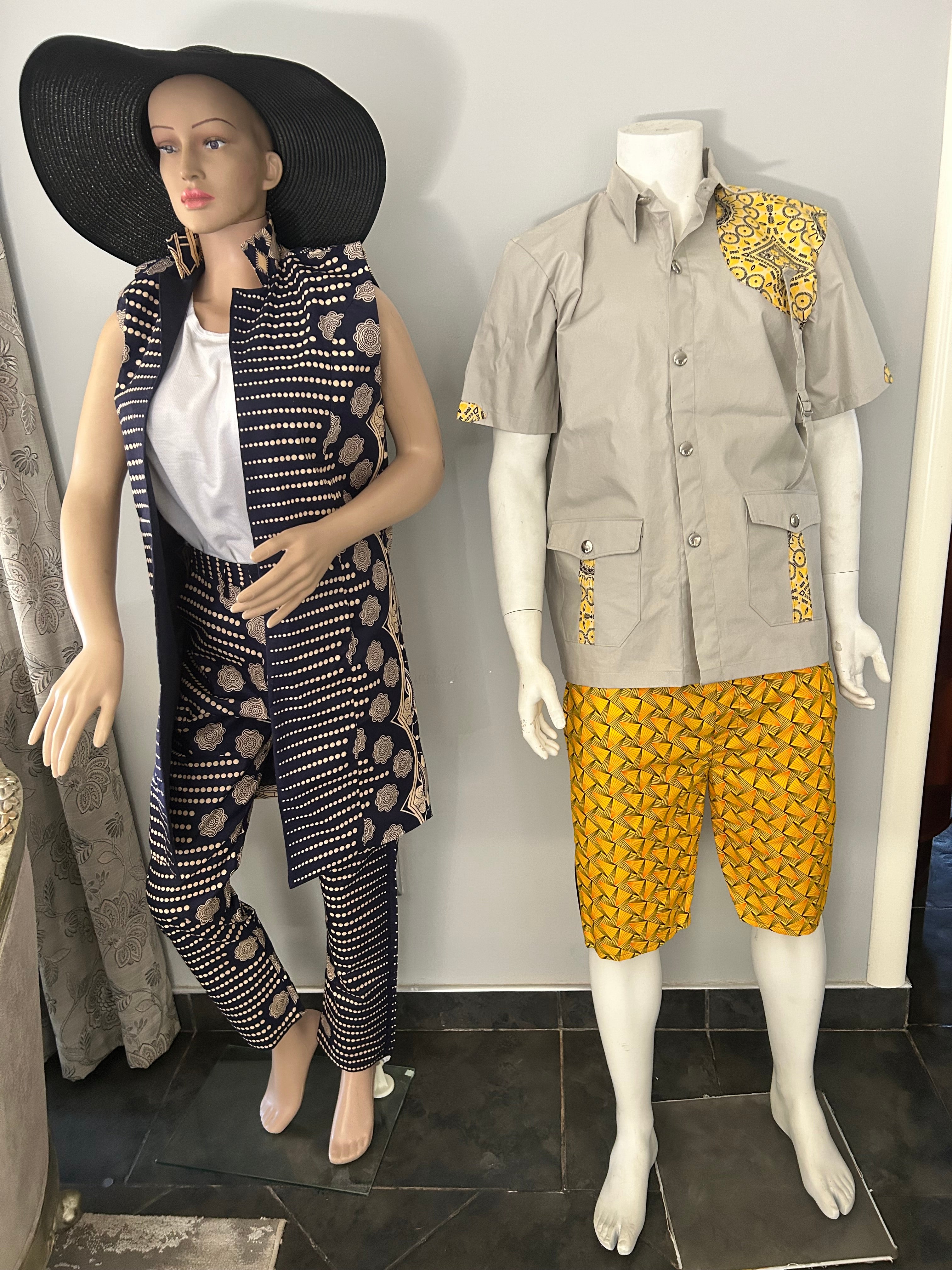 Womens Kimono Blue Suit