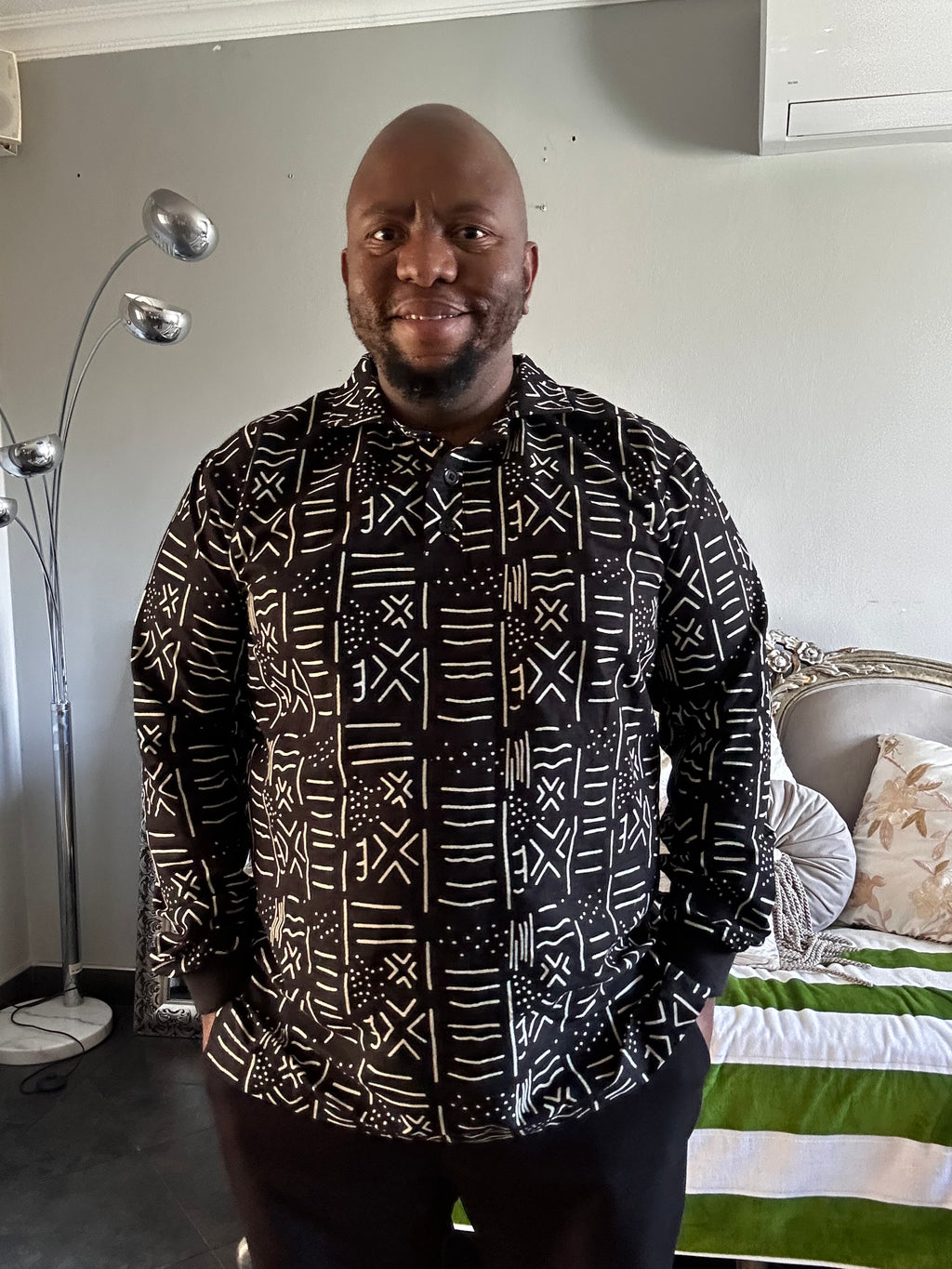 Men's Black & Gold Shirt
