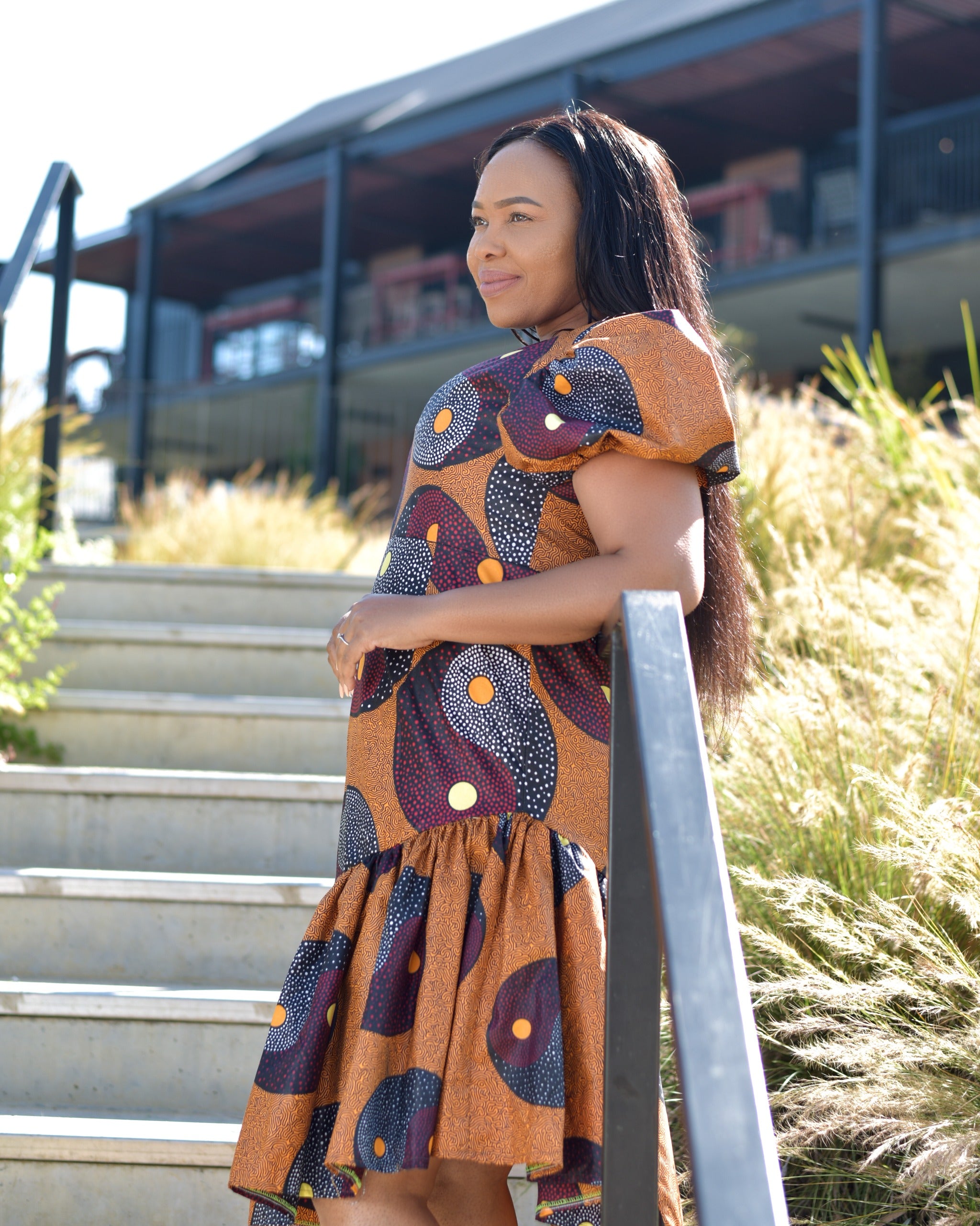 Brown Midi Dress